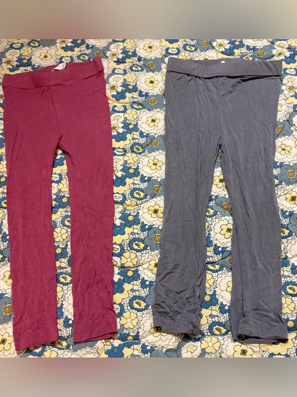 kate quinn kids size 3t lot of 2 bamboo leggings
